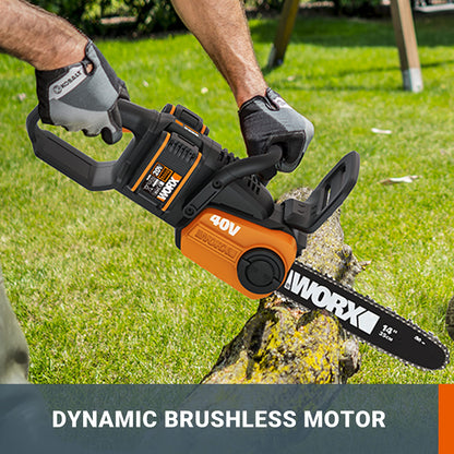WORX WG384E.9 Akku-Kettensäge - 40V bürstenlos ohne Akku