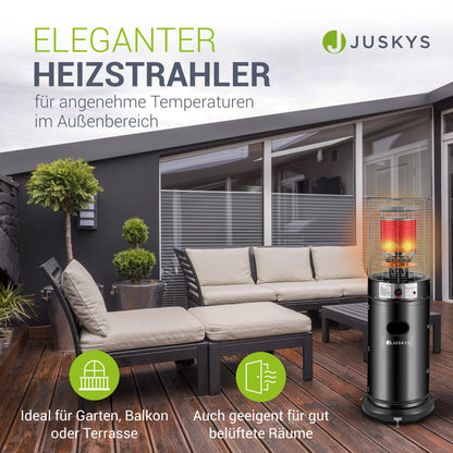 Juskys Cuna Outdoor Gas Heizstrahler – 11 kW Heizpilz