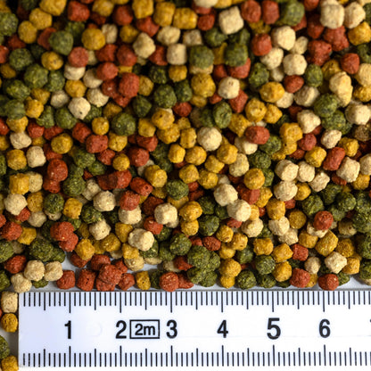 Koi Herdecke Fischfutter Mix 15 kg – schwimmende Pellets 3 mm für Koi