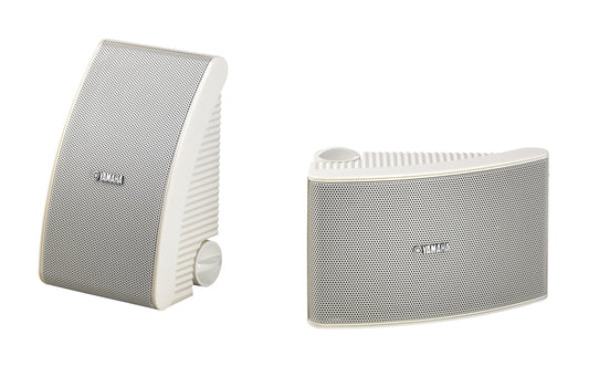 Yamaha NS-AW392 2-Wege Aussenlautsprecher - Weiss, ein weißer 2-Wege Lautsprecher für den Außenbereich und ausgewogenen Klang.