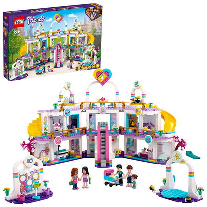 LEGO Friends Heartlake Kaufhaus - Bauset mit 6 Figuren: Mehrstöckiges, farbenfrohes Kaufhaus-Spielzeug mit Schaufenstern und verschiedenen Abteilungen. Ermöglicht Rollenspiele rund um das Einkaufen und den sozialen Umgang für Kinder.
