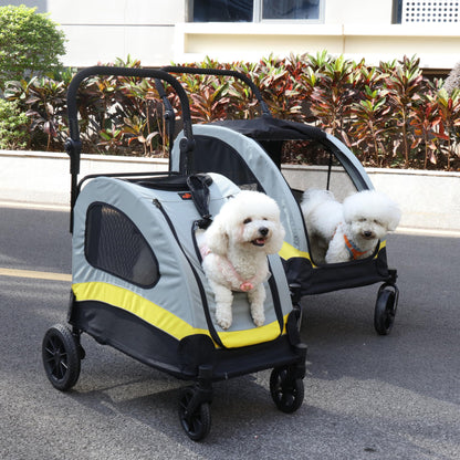 BingoPaw Hundebuggy Faltbar – Für Hunde & Katzen bis 20kg