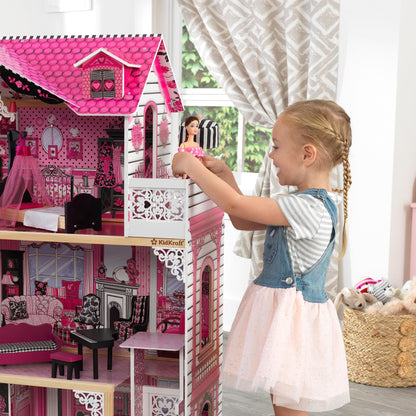 KidKraft Amelia Puppenhaus aus Holz – Möbel & Zubehör