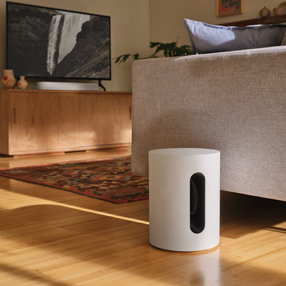 Sonos Sub Mini WLAN Subwoofer für tiefen Bass - Weiss