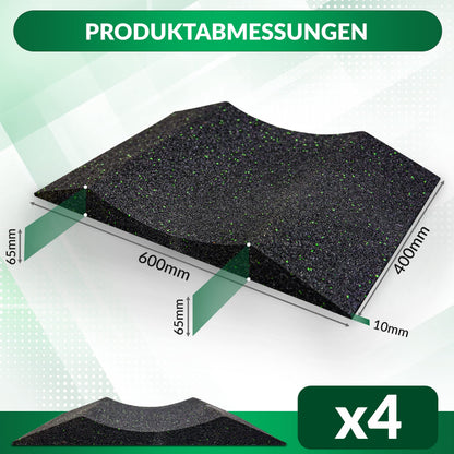 PIKKI Reifenschoner Premium 4er Set Reifenwiege gegen Standplatten