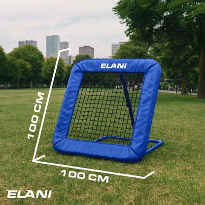 ELANI Rebounder 1x1m Fussball - Training mit Schutzrand