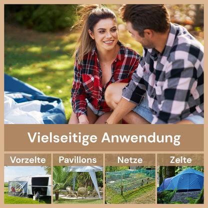 ABCamping Schraubheringe Set, 30 Stahl Zeltheringe mit Leuchteffekt