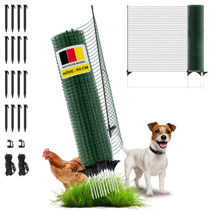 horizont Begrenzungszaun FIX – mobiler Zaun 20m x 90cm engmaschig