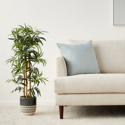 Amazon Basics Künstliche Bambuspflanze im Kunststofftopf, 100 cm