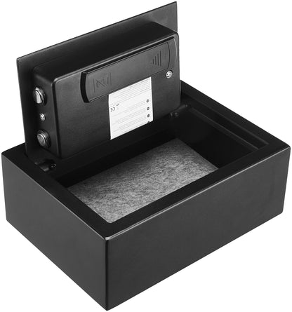 Amazon Basics Safe, klein, für Schreibtischschublade, schwarz