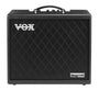 Vox Cambridge50 Modelling-Gitarrenverstärker – 50 Watt. Schwarzes Gehäuse mit Frontbespannung für E-Gitarren-Klangformung und Verstärkung.