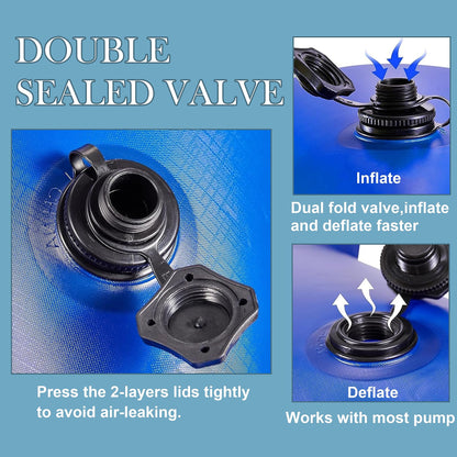 Poolkissen Winter Luftkissen Rund - 4 Meter Durchmesser Schwimmbad