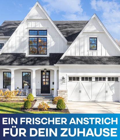 Plid Fassaden-Mauerfarbe Aussen, Wetterfest - Weiss 10L