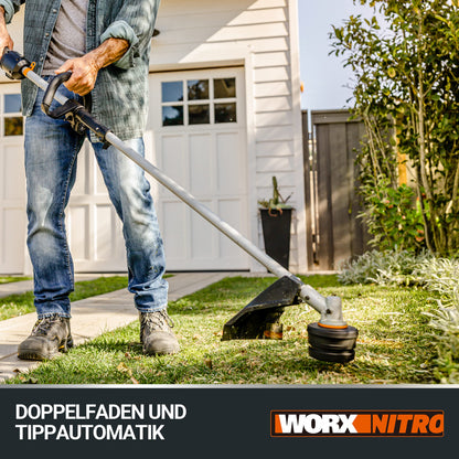 WORX Nitro WG186E.92 Akku Trimmer Freischneider 40V ohne Akku