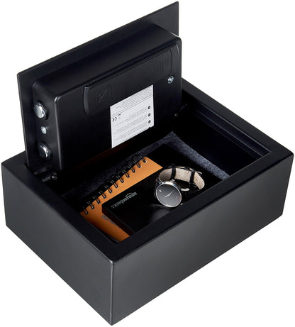 Amazon Basics Safe, klein, für Schreibtischschublade, schwarz