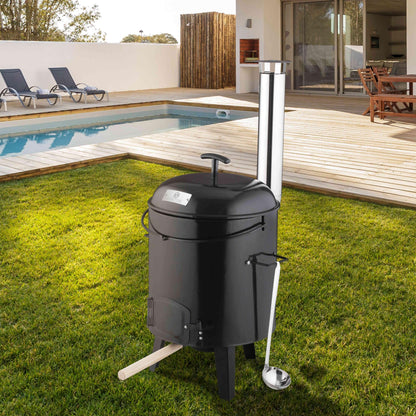 Strattore Gulaschkanone Gulaschkessel 19 Liter – Eintopfofen Grill