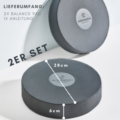 NØRSHOLM EQUESTRIAN Balance Pad Pferd Bodenarbeit 2er Set