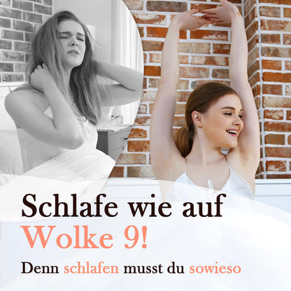 Sabeatex Nackenstützkissen Orthopädisch Memory Foam - 80x40x15 cm