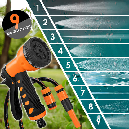 KESSER Gartenschlauch-Schlauchtrommel Automatik 20+2m Orange