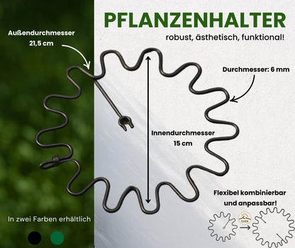ARPON Staudenhalter einstellbare Pflanzenstütze rund Ø21.5cm – 50 Stk.