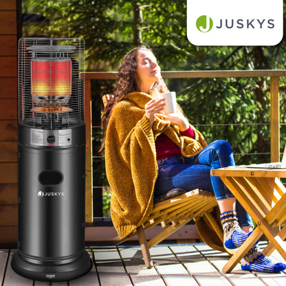 Juskys Cuna Outdoor Gas Heizstrahler – 11 kW Heizpilz