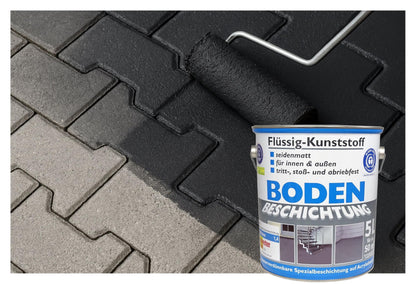 Wilckens Acryl Bodenbeschichtung Betonfarbe Anthrazitgrau 2x 5 Liter