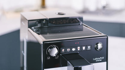 Melitta Latticia OT Kaffeevollautomat mit Milchsystem - silber/schwarz