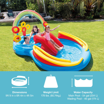 Intex Rainbow Ring Play Center Planschbecken 297 x 193 x 135 cm