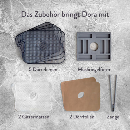 SPRINGLANE Dora Edelstahl-Dörrautomat mit 5 Ebenen – Weiss