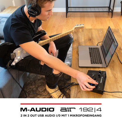M-Audio AIR 192|4 USB Audio Interface – Recording
