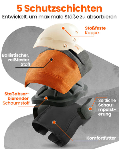 SKATEWIZ Shield Schonerset Inliner Erwachsene, Sunrise Orange, M/L