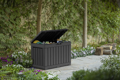 Koll Living Gartenbox Kentwood 190 L Anthrazit Aufbewahrungsbox
