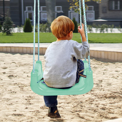 KINSPORY Kinderschaukel 3 in 1 Babyschaukel mitwachsend Hellgrün