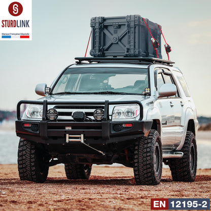 Automatik Spanngurt 5m 25mm – Selbstaufrollend 4er Set J-Haken