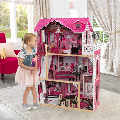 KidKraft Amelia Puppenhaus aus Holz – Möbel & Zubehör
