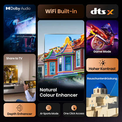 Hisense 40E4QT Smart TV Fernseher - 40 Zoll Full HD