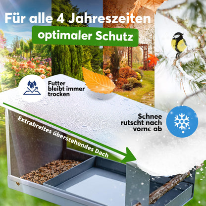 linthagen 3-in-1 Futterhaus mit Ständer - gross, wetterfest