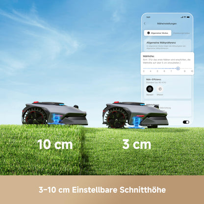MOVA LiDAX Ultra 1600 Mähroboter ohne Begrenzungskabel mit 4G