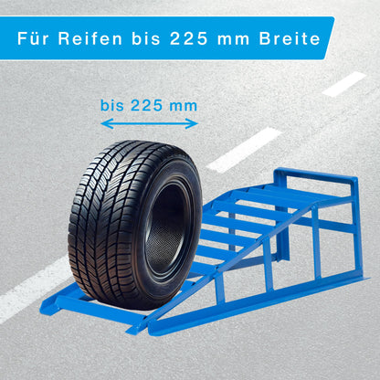 cartrend Kfz Auffahrrampen-Set, bis 225 mm Hebehöhe