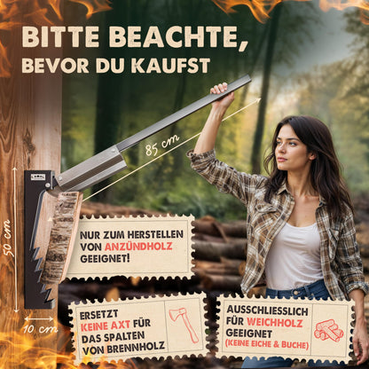 Drei Eichen Anzündholzspalter Manuell – Wandmontage