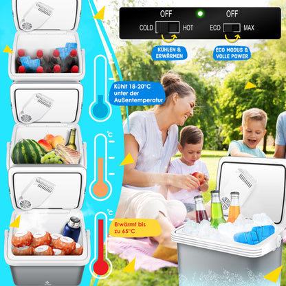 KESSER® Kühlbox thermo-elektrisch 32L - Kühlt & Wärmt 12/230V