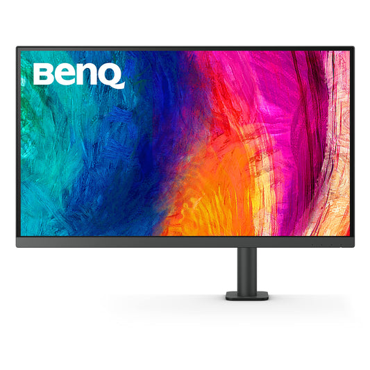 BenQ PD3205UA: 32 Zoll UHD Design Monitor mit Ergo-Arm. Stellt hochauflösende Grafiken für Designprojekte dar.