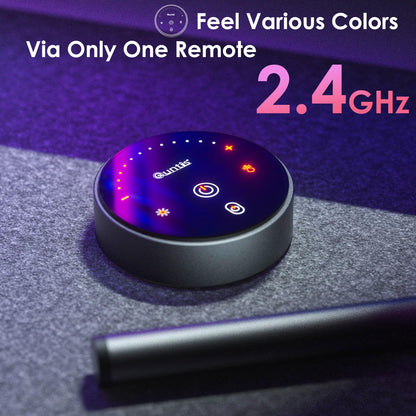 Quntis 51cm Curved Gaming Monitor Lampe RGB Fernbedienung