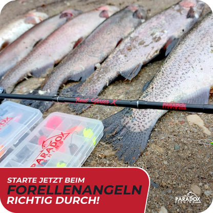 Paradox Fishing Trout Series X UL-Ruten Set - 1.85m 1-4g mit Rolle