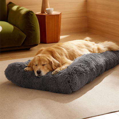 BEDSURE Hundebett grosse Hunde, waschbar, Dunkelgrau, 119x74x8 cm