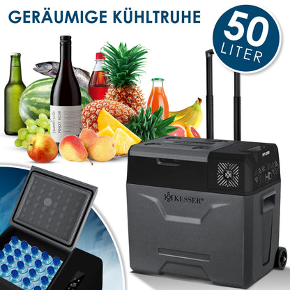 KESSER Kompressor-Kühlbox 50 L elektrisch mit App-Steuerung