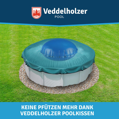 Veddelholzer XXL Ø 4m rundes Poolkissen Set – Luftkissen Poolabdeckung