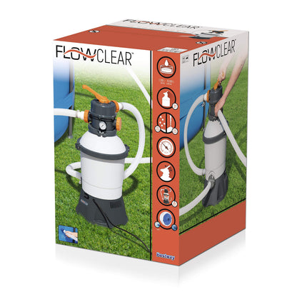 Bestway Flowclear Sandfilteranlage 58515, 3.028 l/h, Grau