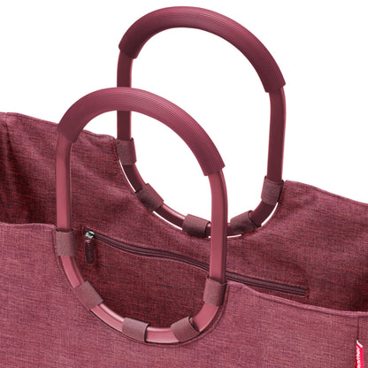 reisenthel loopshopper L twist maroon – Shopper aus recyceltem PET