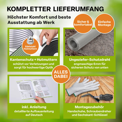 TTL GARDEN Inspire L Hochbeet – Salbei, 200x100x80cm, oval